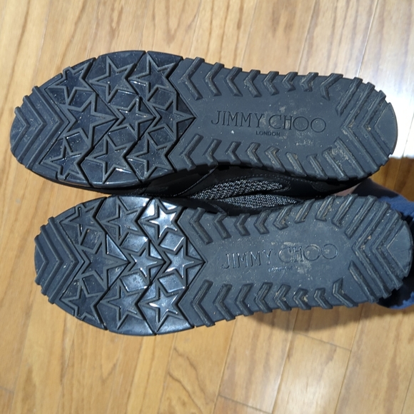 Jimmy Choo Java leather mesh sneakers - Picture 5 of 8